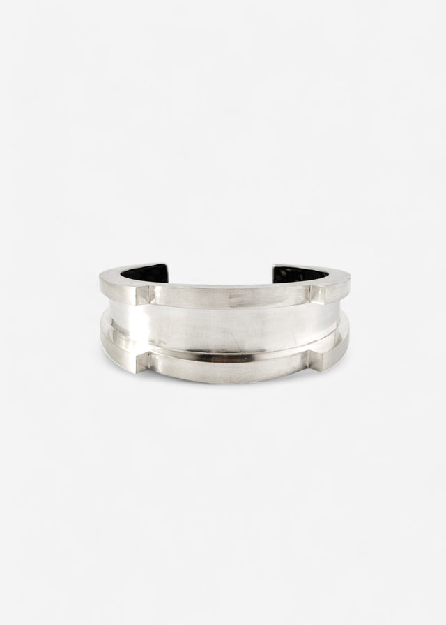 STRUGA Big Thorn sterling silver bracelet hand-crafted in Bali, brutalist comparison to Werkstatt Muenchen