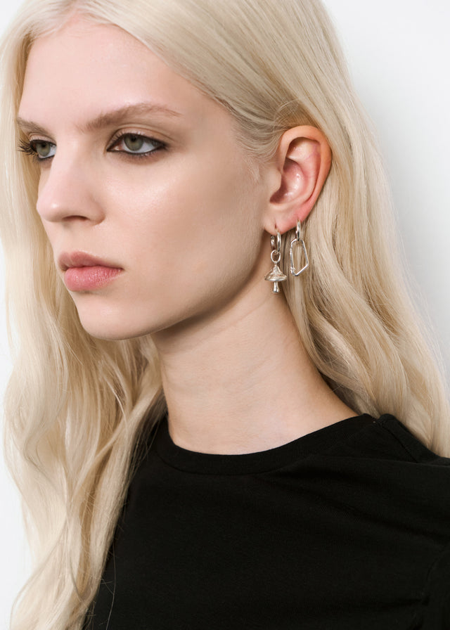 Earring classic + carabiner #2 small