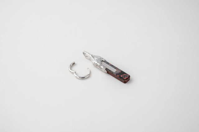 Strugadesign Earring classic V.5 + mini line bloody.