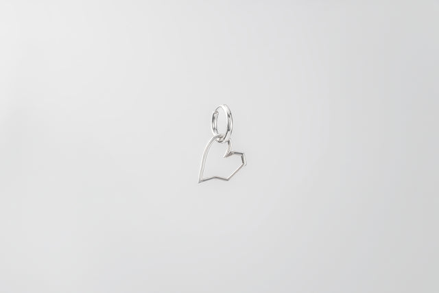 Strugadesign Earring classic + wired heart.