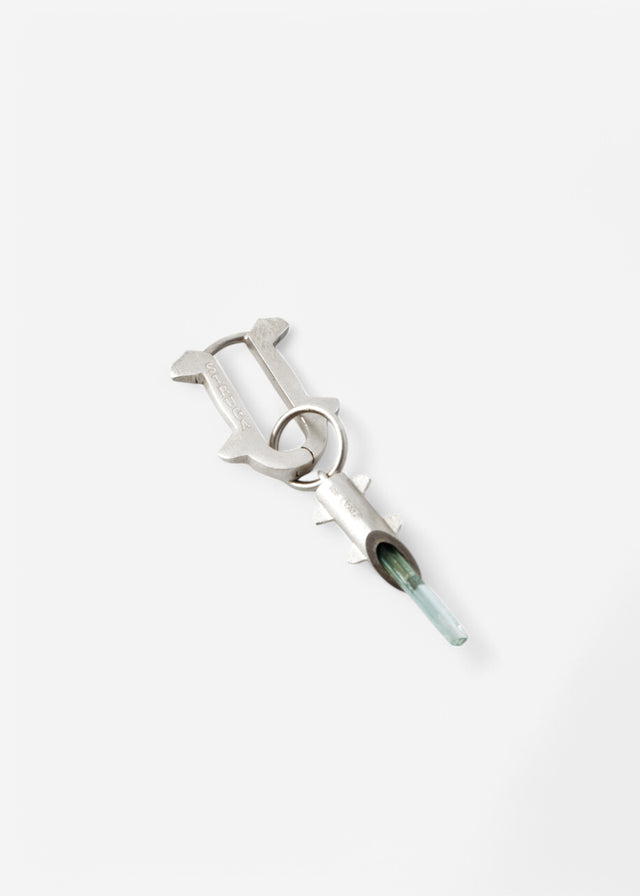 Mono Earring Thorn + (S) size Thorn frame with aquamarine #12
