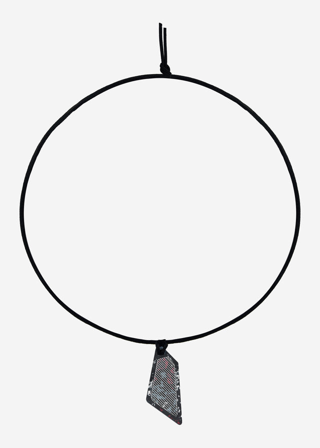 STRUGA Signature Asymmetric Multy Silver Necklace - deconstructed sterling silver necklace handcrafted Bali - view 3