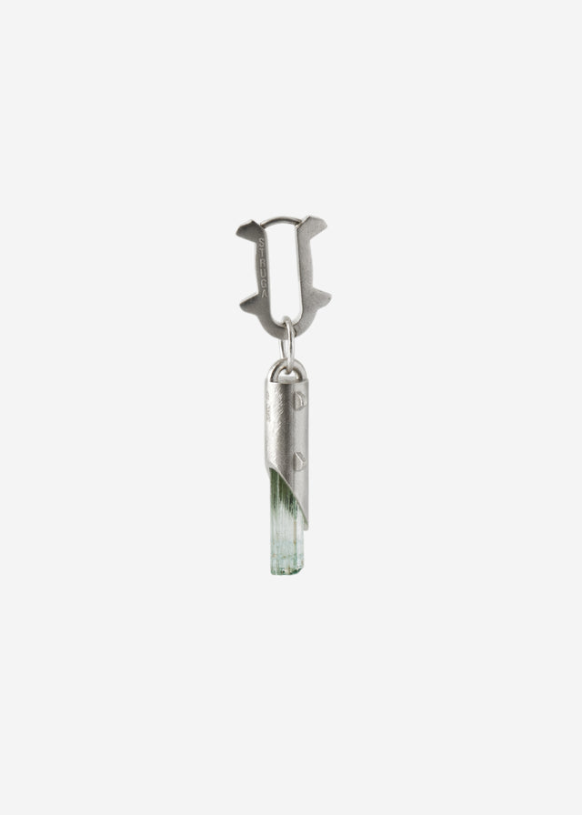 Mono Earring Thorn + (L) size Thorn frame with aquamarine #4