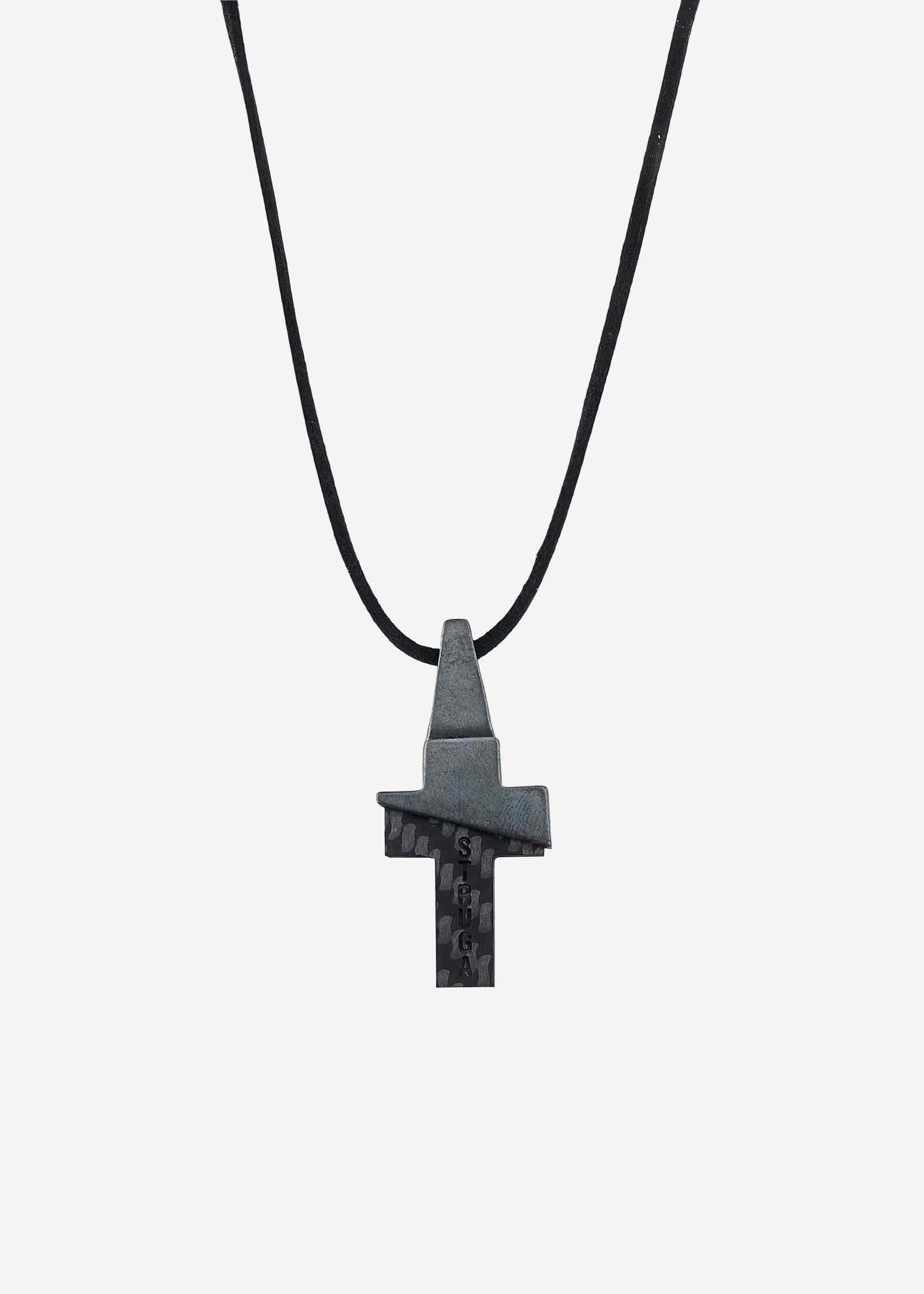 STRUGA Signature Cross V.3 in dark 925 silver