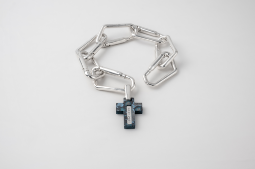 Carabiner #2 Big Cross Bracelet | STRUGA