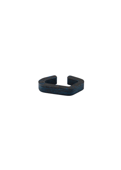 Signature Asymmetric Carbon Ear Cuff — Arctic Graphite | STRUGA