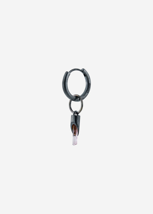 Classic Amulet Earring #25 — Pink Tourmaline (S) | STRUGA