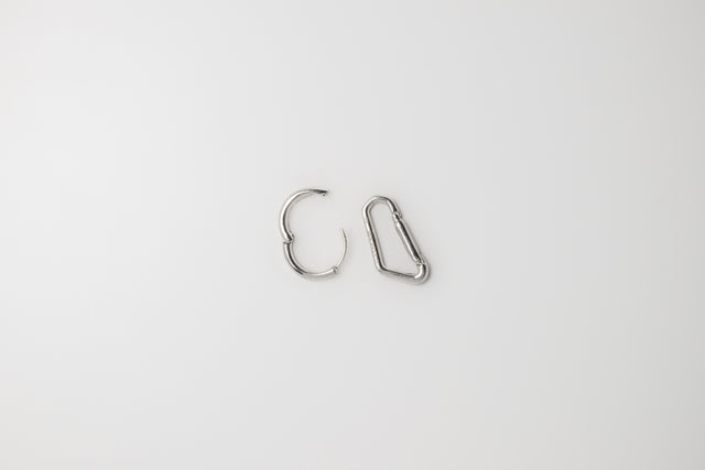 Earring classic + carabiner #2 small