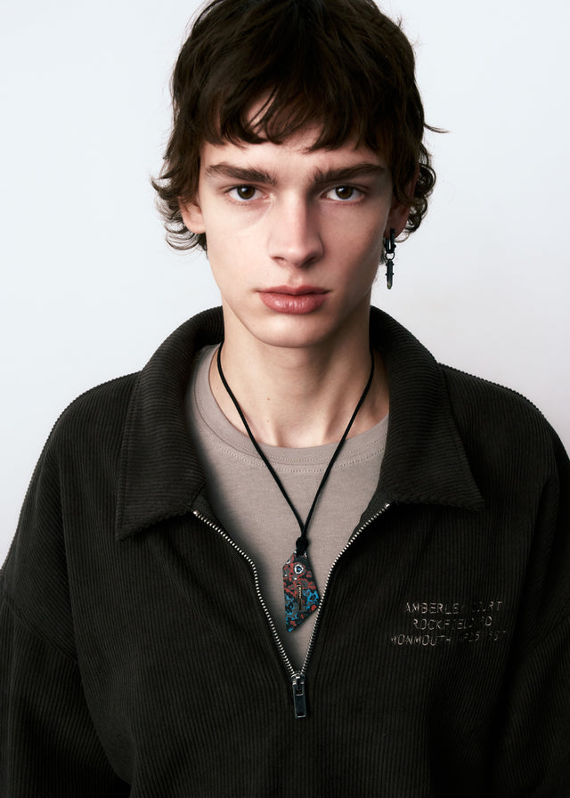 STRUGA Signature Asymmetric Multy Silver Necklace - deconstructed sterling silver necklace handcrafted Bali - view 4