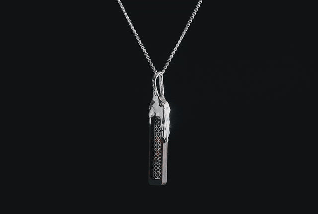 Necklace fused mini line bloody